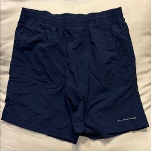 Columbia PFG Boys Omni-shade Navy Shorts